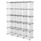 Wire Cube Storage Metal Closet Organizer Bookcase Cabinet Wardrobe Storage Shelves